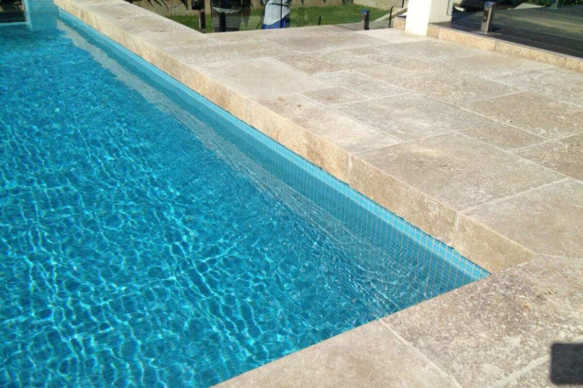 Pool Coping Pavers Dropface