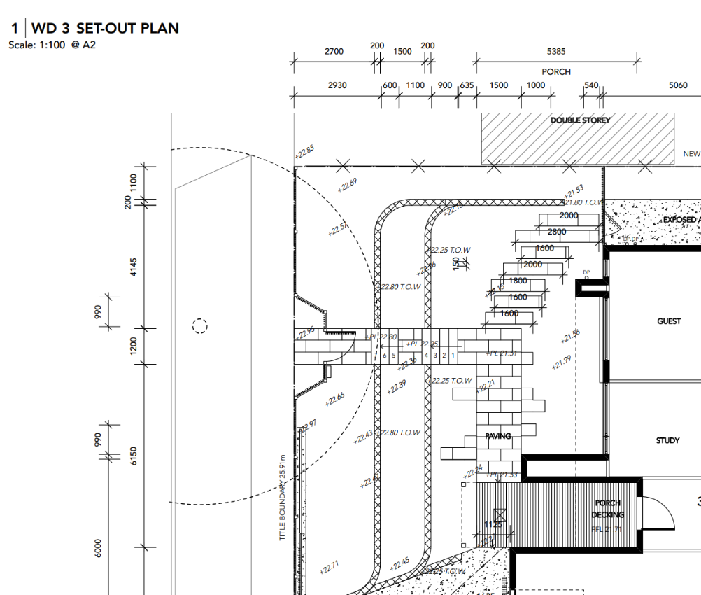 Working Drawings example