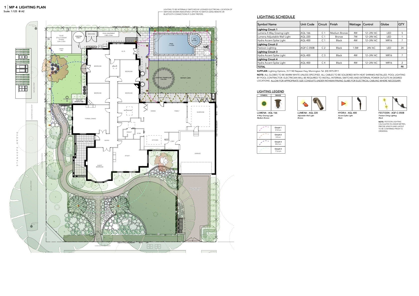 master plan example lights